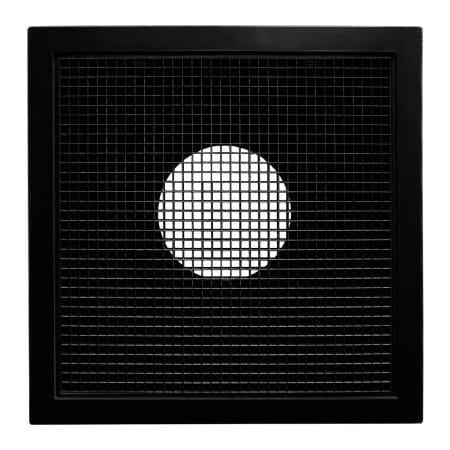 American Louver/Plasticade American Louver Stratus Plastic Return Filter Grille, 12" Duct, T-grid, Black STR-ERFG-12BK